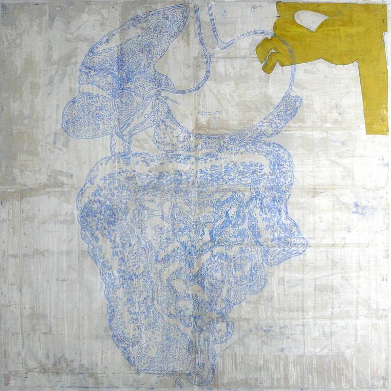 Eugene Brodsky
System 1, 2009
BROD183
mixed media on silk, 55.5 x 53.5 inches