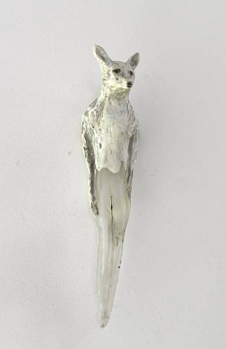 Jane Rosen
Fox Girl, 2010
ROSEN188
hand blown glass, marble mix, and sumi-e nk, 20 x 5 x 5 inches