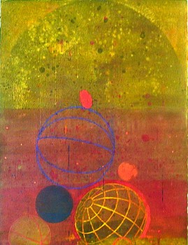 Larry Brown -&nbsp;D-562, 2002 acrylic and oil on paper 30 x 22 inches BRN042