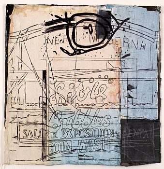 Eugene Brodsky (LA) -&nbsp;Little Bubbles, 2006 Mixed media 17 x 17 inches BROD117