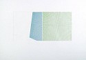 Sara Eichner, moveable plate series: E & F, blue/green; 1/3
2010, copper plate etching