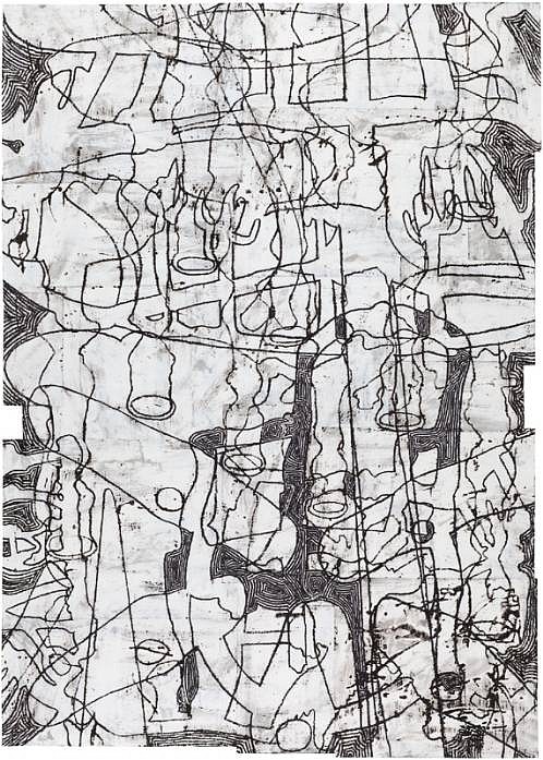 Bo Joseph
Delusions of a Patriarch, 2011
JOS185
oil pastel, acrylic and tempera on joined paper, 79 1/2 x 56 3/4 inches / 84 ï¿½ x 61 ï¿½ inches framed