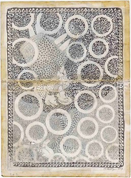 Work:&nbsp;The Outing, 2007 pencil on vintage paper 14.5 x 11 inches LEIB073