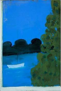 Kathryn Lynch -&nbsp;View from Window, 2009 oil on paper 60 x 40 inches lyn292