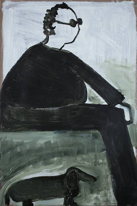 Kathryn Lynch
The Thinker, 2010
lyn429
oil on paper, 60 x 48 inches