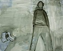 Kathryn Lynch, A Dog and a Man
2010, oil on canvas