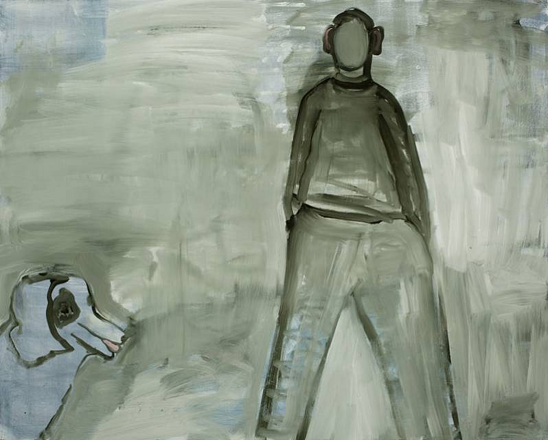 Kathryn Lynch
A Dog and a Man, 2010
lyn446
oil on canvas, 48 x 60 inches