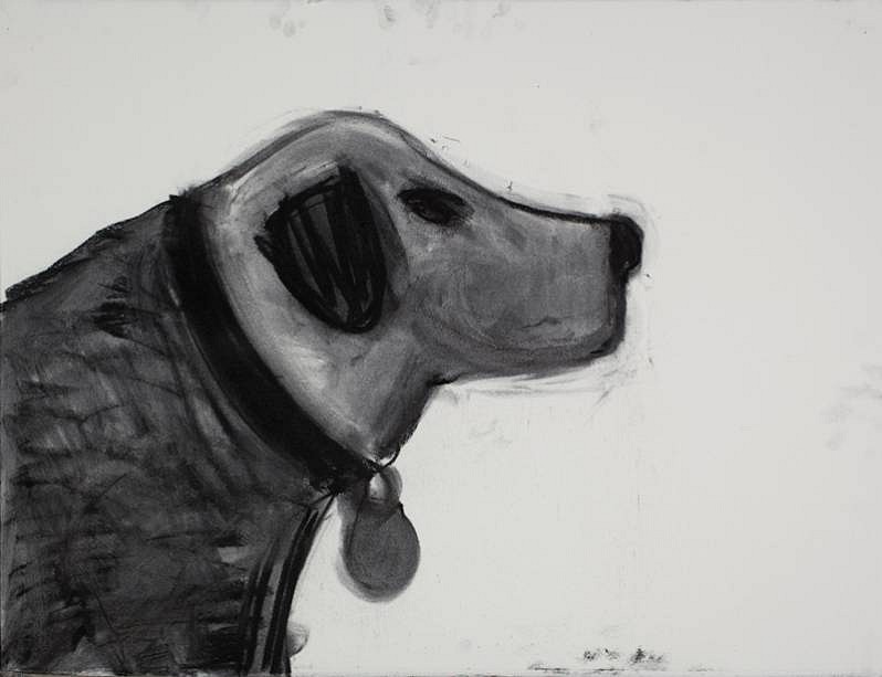 Kathryn Lynch
Profile of a Real Dog, 2010
lyn440
charcoal on paper, 22 x 30 inches unframed
