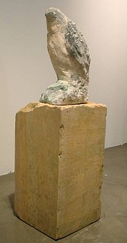 Work: Osprey, 2007 provencal limestone, chinese sandstone and pigment 40 x 12 x 12 inches (2 elements) ROSEN149