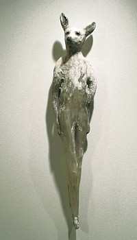 Work: Deer Girl, 2005-2007 glass and marble mix 32 x 6 x 5 inches ROSEN125