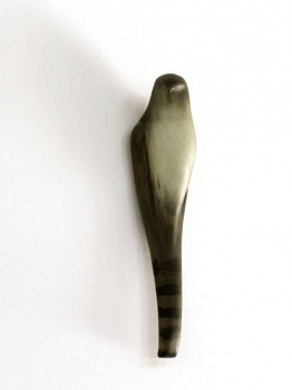 Work:&nbsp;Accipiter (Large), 2010 hand blown pigmented glass 20 x 5.5 x 4 inches ROSEN200