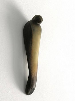 Work:&nbsp;Ferd's Bird, 2010 hand blown glass 16 x 4 x 4 inches ROSEN196