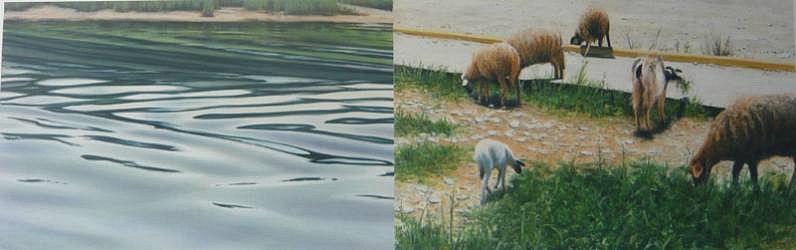 Robert Schmid
New Territory, 2005
SCHM138
acrylic on paper, 24.5 x 38 inch paper / 
9.5 x 30.5 inch image