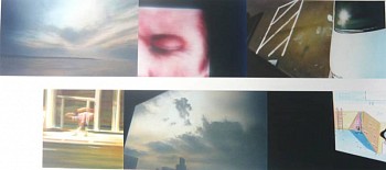 Robert Schmid -&nbsp;Uncertain Principles, 2002 acrylic on paper 33 x 47 inch paper / 
22 x 47 inch image SCHM094