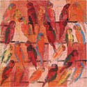 Hunt Slonem, King Parrots
2010, oil on canvas