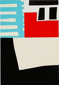 Peter Zaleski -&nbsp;Stone Bottom, 2012 monoprint 22 x 15.5 inch image / 
33 x 26 inch paper ZAL353