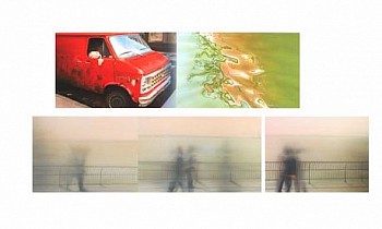 Robert Schmid -&nbsp;Methane Sea, 2005 acrylic on paper 33 x 48 inch paper / 
20 x 42 inch image SCHM131