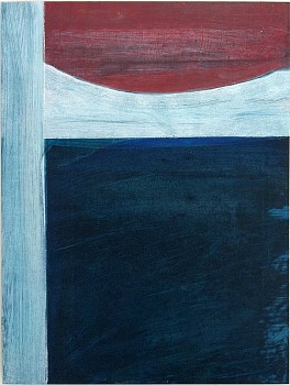 Tad Wiley -&nbsp;untitled no. 2, 2012 alkyd on vellum 12 x 9 inches wile061