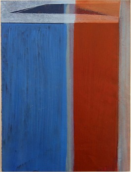 Tad Wiley -&nbsp;untitled no. 6, 2012 alkyd on vellum 12 x 9 inches wile065