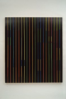 Work: Neon Night, 2012 acrylic and oil on wood panel 48 x 42 inches ZIM281