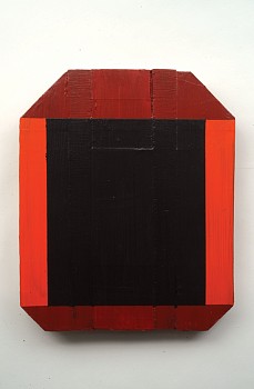 Work: Flat, 2010 acrylic on wood panels 11 1/2 x 9 1/2 inches ZIM288