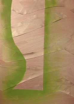 Work: Patrick Brennan Regarding the Body, 2013 mixed media on canvas 24 x 17 inches BREN002