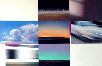 Robert Schmid -&nbsp;Under the Same Blue Sky, 2013 acrylic on paper 37 x 47 inches paper / 26 x 40 inches image SCHM199