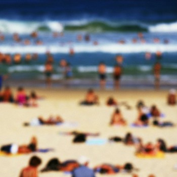 John Huggins (LA) -&nbsp;Bondi Beach, Sydney, Australia, ed. of 23, 2004 pigment print 36 x 36 inch paper / 32 x 32 inch image, ed. of 23 | 53 x 53 inch paper, ed. of 7 HUGG269