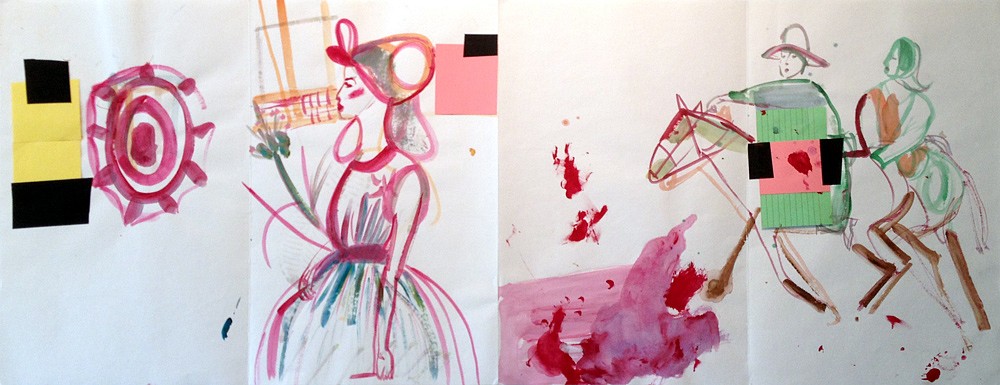 Susan Cianciolo
Untitled (Pink), 2011
CIAN088
mixed media on paper, 16 x 44 inches