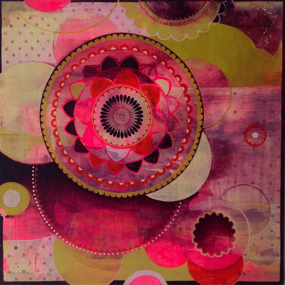 Julie Evans
Pink Reminder, 2005
EVA075
acrylic on panel, 12 x 12 inches
