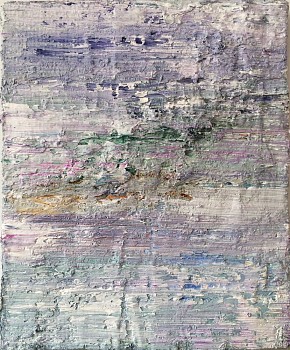 Natasha Zupan -&nbsp;Color Alchemy #70, 2014 oil on canvas 18 x 15 inches ZUP021