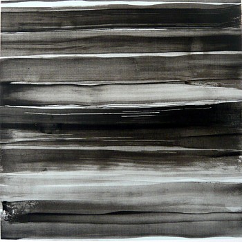 Karen J. Revis -&nbsp;Gray No. 4, 2010 silkscreen monooprint 26 x 26 inch paper, 20 x 20 inch image REV219