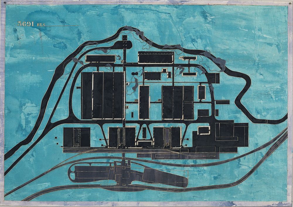 Eugene Brodsky
Site Plan 3, 2014
BROD271
ink on silk mounted on paper, 45 x 64 inches / 47 x 66 inches framed