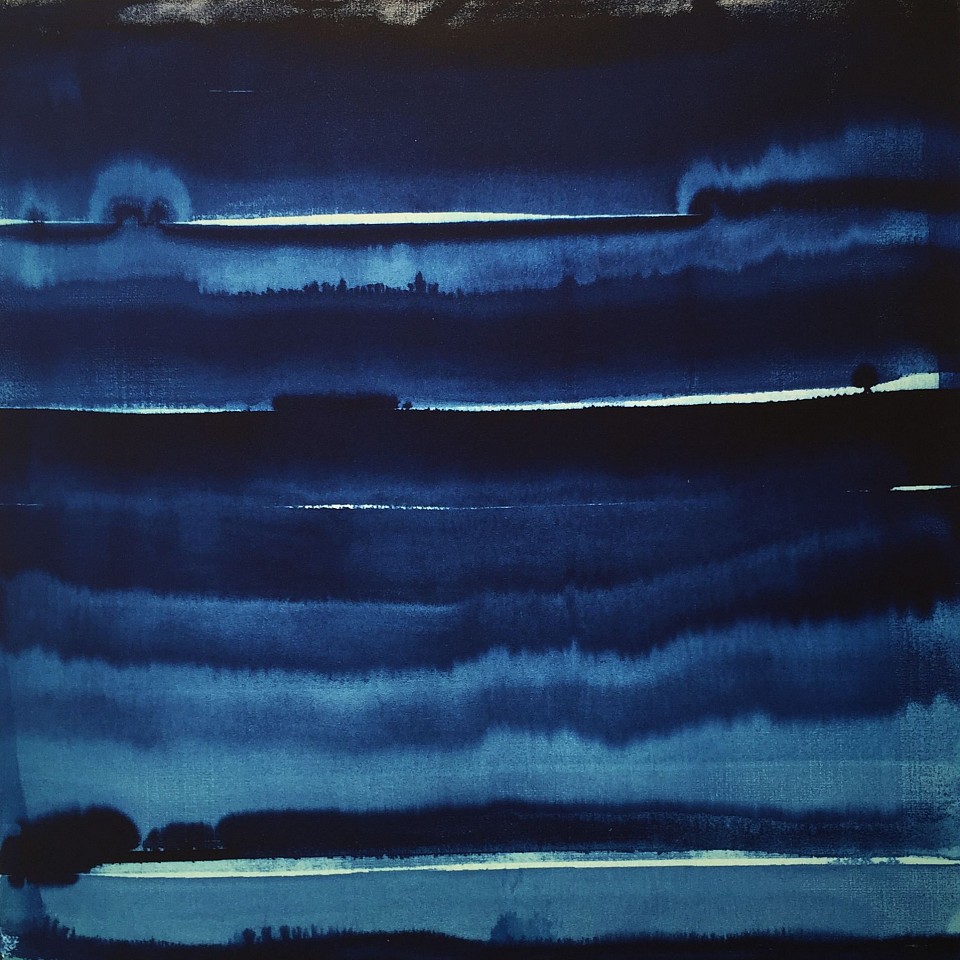 Karen J. Revis
Indigo 4, 2015
REV327
silkscreen monoprint, 20 x 20 inch image / 26 x 26 inch paper