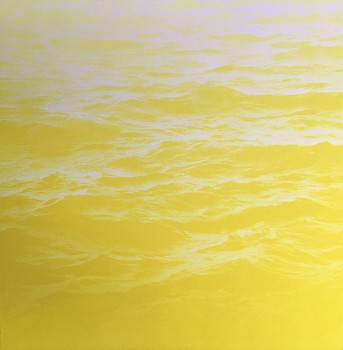 MaryBeth Thielhelm (LA) - Lemon Sea, 2015 solar etching 15 x 15 inches THIEL863