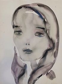 Kim McCarty (LA) -&nbsp;Untitled, 2015 watercolor on paper 32 x 22 inches MCCAR067