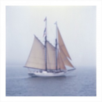 Work: John Huggins Yawl, Vineyard Sound, Massachusetts, ed. of 23, 2011 pigment print 36 x 36 inch paper / 32 x 32 inch image, ed. of 23 | 53 x 53 inch paper, ed. of 7 HUGG363