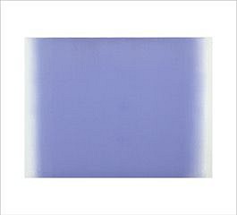 Betty Merken (LA) -&nbsp;Illumination, Violet 12-15-18, 2015 oil monotype on rives bfk paper 27.5 x 30.25 inch paper / 18 x 24 inch image MER862