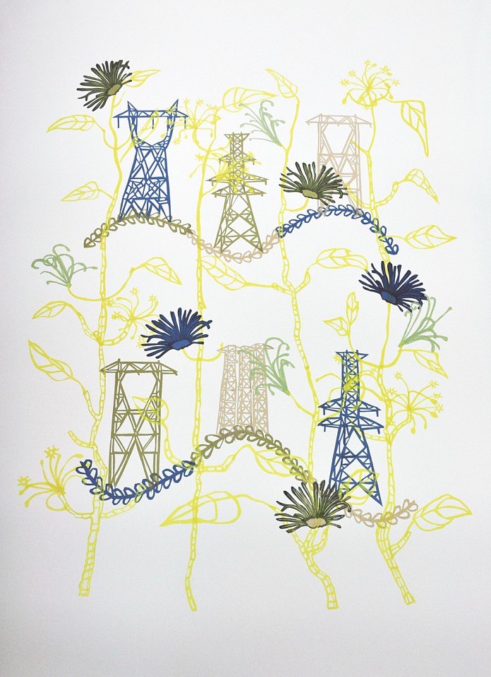 Susan Graham
Toile Print 4, 2014
GRA014
chine colle paper cut out on cotton paper, 28.5 x 22 inches