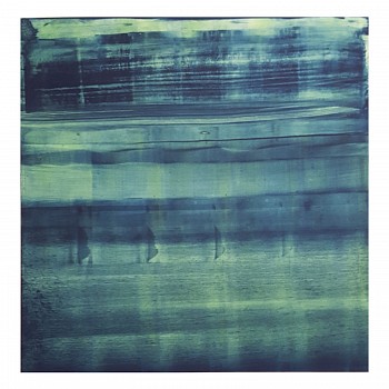 Karen J. Revis -&nbsp;Wild is the Wind, 2016 monoprint 20 x 20 inch image / 30 x 29.5 inch paper REV332