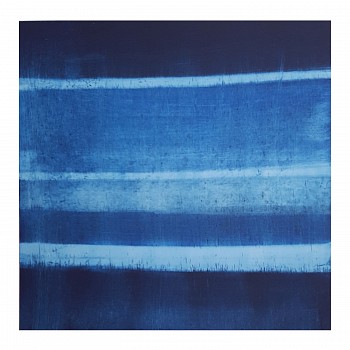 Karen J. Revis -&nbsp;Space Oddity, 2016 monoprint 20 x 20 inch image / 30 x 29.5 inch paper REV337