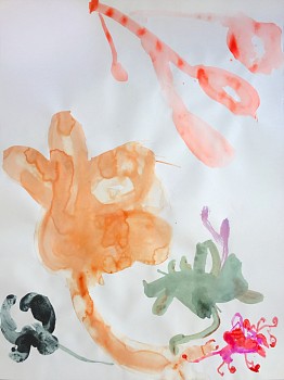 Work:&nbsp;Patricia Iglesias Florecen 23, 2015 mixed media on paper 50 x 39 inches IGLE061