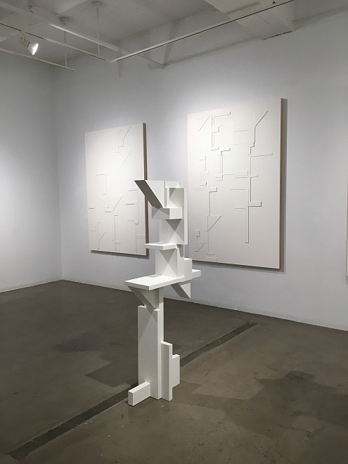 Agnes Barley, Shadow Structures - Installation View