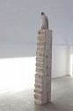 Jane Rosen, White Bird on Ladder
2017, limestone