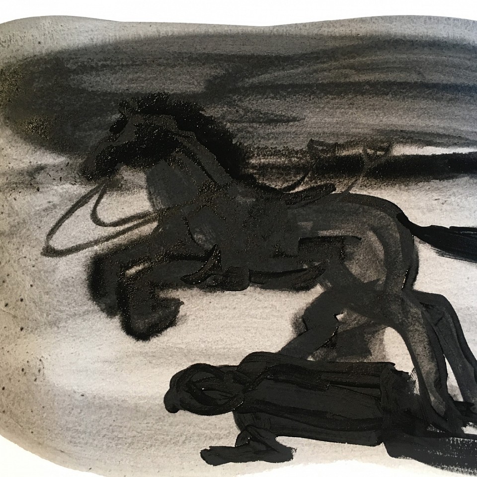 Suzy Spence
Death by Black Horse II, 2017
SPENC055
flashe on paper, 12 x 14 inches