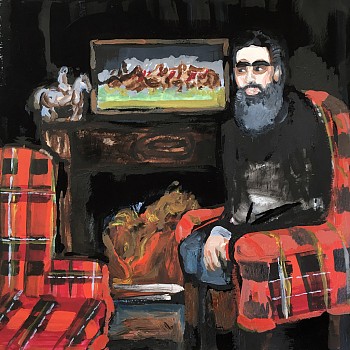 Work:&nbsp;Untitled, 2017 acrylic on paper mounted on panel 12 x 12 inches SPENC063