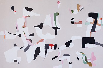 Work: Jen Wink Hays Single Story, 2017 oil on french linen 40 x 60 inches JWH032