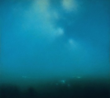 Michael Abrams (LA) -&nbsp;King Rapids, 2018 oil on panel 36 x 40 inches ABR395