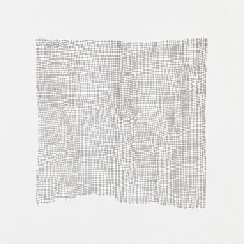 Karin Schaefer (LA) -&nbsp;Cadence, 2017 ink on paper 19 x 19 inches SCHAE078