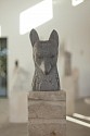 Jane Rosen, Fox (Head)
2017, grey limestone and linen limestone